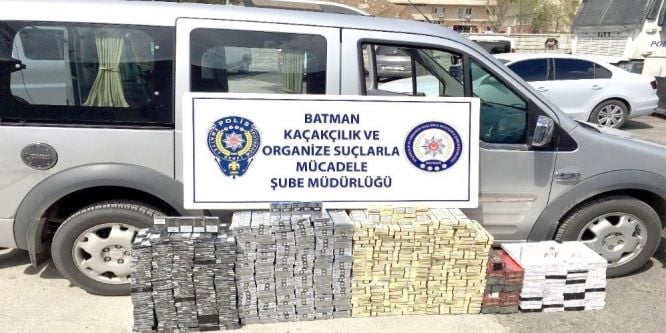 Bin 785 paket kaçak sigara ele geçirildi