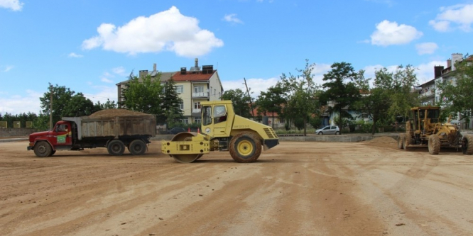 Seydişehir’de otopark çalışmaları başladı