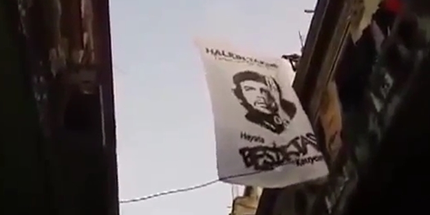 Che ve Beşiktaş arması yanyana (VİDEO)