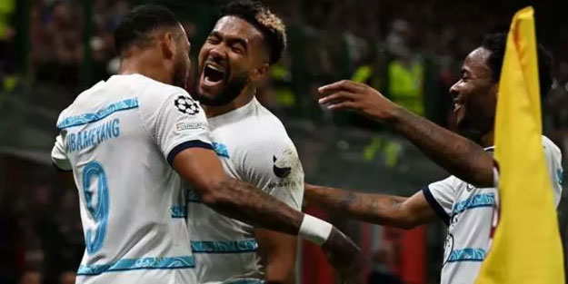 Chelsea 10 kişi kalan Milan'ı ezdi