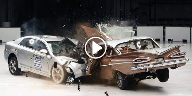 Chevrolet'in 1959 ve 2009 modelleri kafa kafaya girerse!