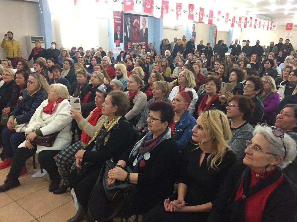 CHP adayı Ömer Günel, kadın kolu üyeleriyle buluştu 