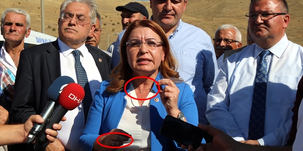 CHP altın madenine de karşı çıktı! CHP'li vekilin üzerindeki altınlara dikkat
