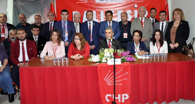 CHP Balıkesir, saldırıya uğrayan milletvekili için toplandı