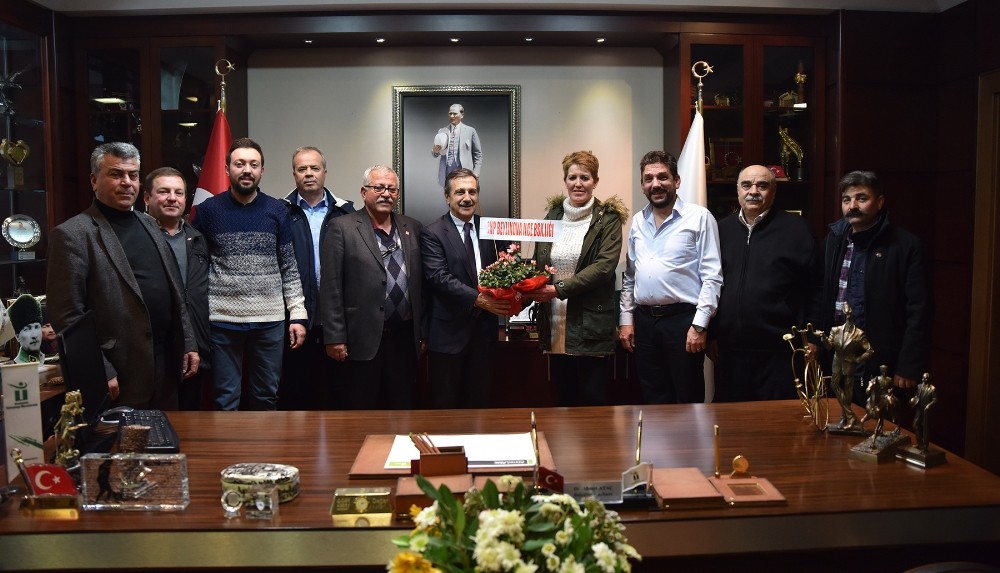 CHP Beylikova yönetiminden Başkan Ataç’a ziyaret 