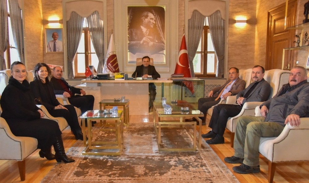 CHP Bozüyük İlçe Teşkilatından Başkan Şahin’e ziyaret 
