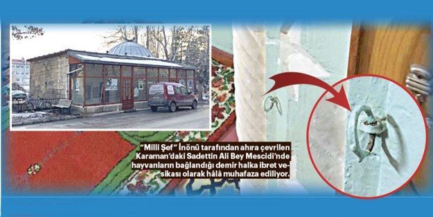 İnönü'nün ahır yaptırdığı ibadethane