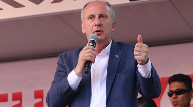 CHP Cumhurbaşkanı adayı Muharrem İnce: ABD'nin tavrı Ortadoğu'ya barış getirmez