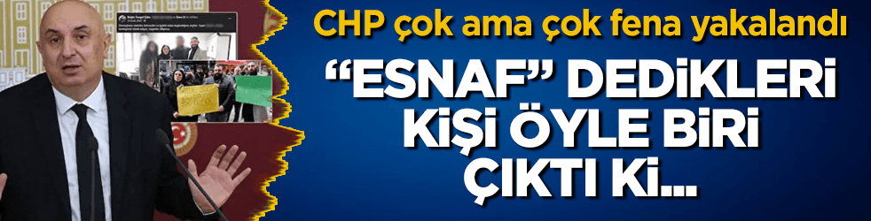 CHP fena yakalandı! 