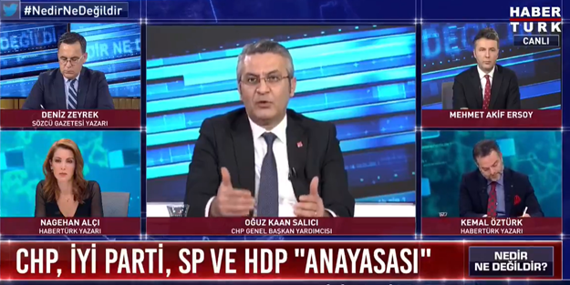 CHP'den canlı yayında 'HDP ile anayasa' itirafı!