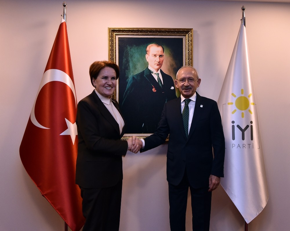 CHP Genel Başkanı Kemal Kılıçdaroğlu, Akşener’i ziyaret etti 