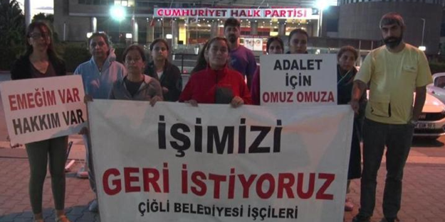 CHP Genel Merkezi önünde eylem