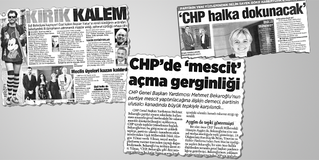 CHP halka 'kırık'larla dokunacak