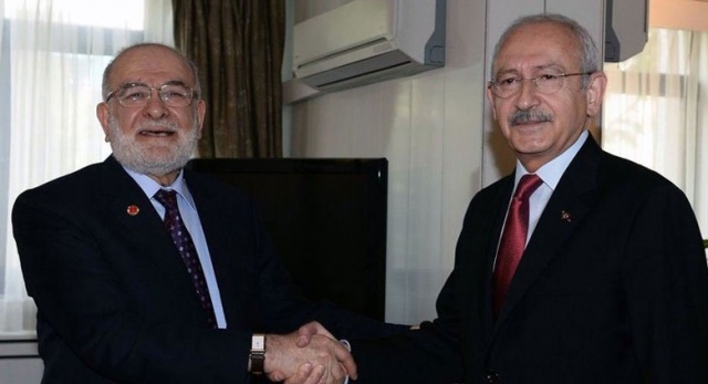 CHP ile SP liderinin görüşmeleri başladı