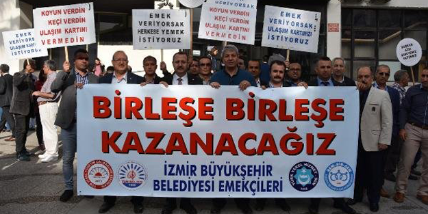 İzmir'de belediye çalışanları CHP'ye isyan etti!