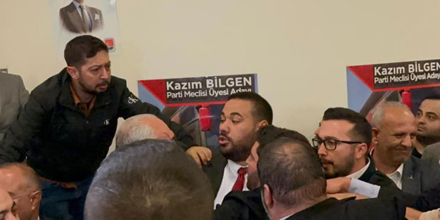 CHP Kurultayında gerginlik! O anlar kameralara yansıdı