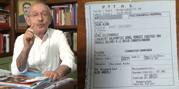 CHP Lideri Kemal Kılıçdaroğlu'na ilk kargo yola çıktı!