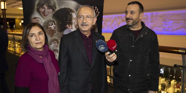 CHP lideri Kemal Kılıçdaroğlu, eşiyle birlikte sinemaya gitti