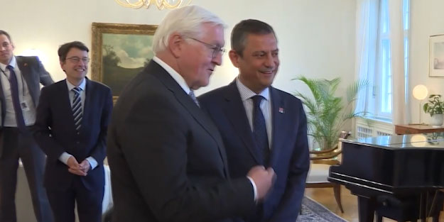 CHP lideri Özel Almanca konuştu! Steinmeier'den aferini kaptı