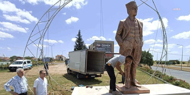 CHP söz verirse yapar! Yanlış anlamayın hizmet değil heykel