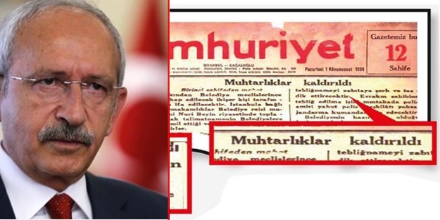 Muhtarlıkları kapatan meğer CHP imiş!