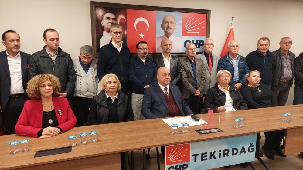 CHP Tekirdağ Teşkilatı karıştı