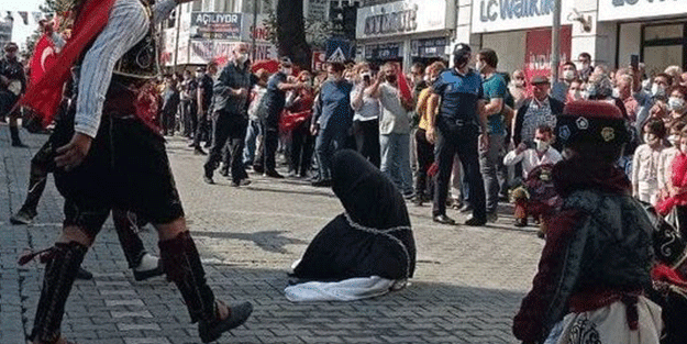 CHP tescilli örtü düşmanı