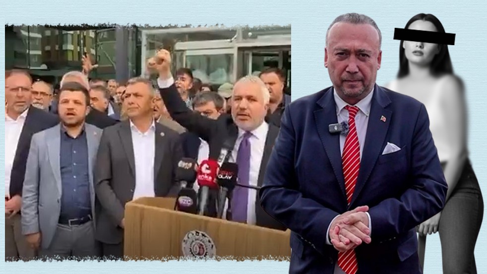 CHP teşkilatı raydan çıktı! Fuhuşçu Özkan Yalım’a sloganlı destek