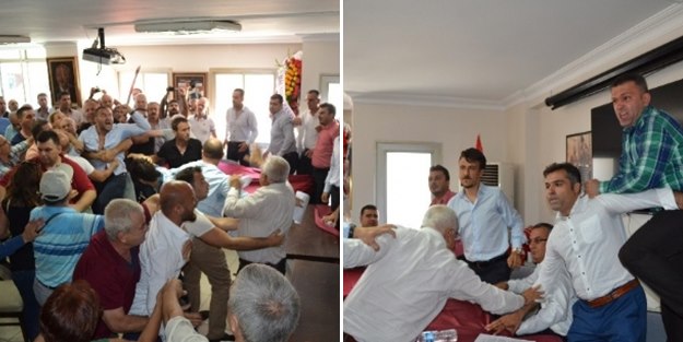 CHP'de tekme tokatlı koltuk kavgası
