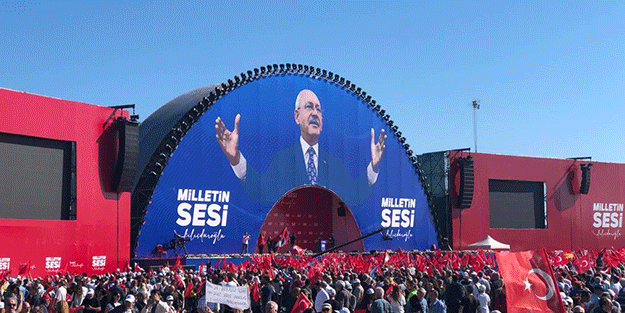 CHP ve avaneleri Maltepe’de düzenlenen mitingde iktidara ve kurumlara kin kustu Milletin değil zilletin sesi!