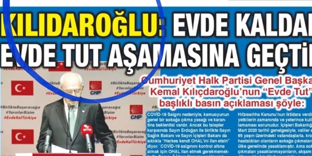 CHP yandaşı gazeteden büyük hata! Tam bir skandal