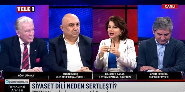 CHP yandaşı kanalda cumhurbaşkanlığına ağır hakaret!