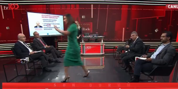 CHP yandaşı Şaban Sevinç canlı yayında tepki çekti! Söylemlerine tahammül edemeyen Buket Aydın yayını terk etti