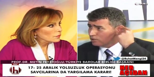 CHP yandaşlarının 17 Aralık kavgasında Feyzioğlu stüdyoyu terk etti