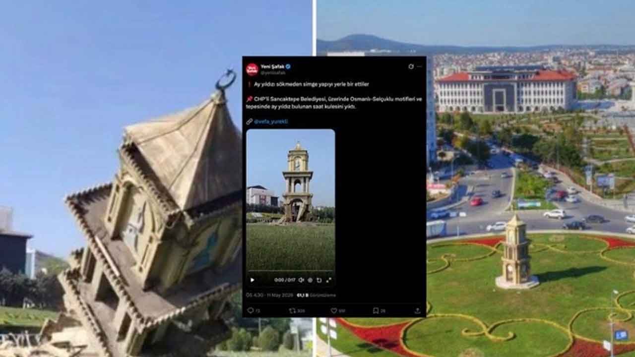 CHP zihniyeti Sancaktepe'de tarihe savaş açtı! İşgal kuvvetleri gibi ayyıldızlı anıtı yıkan belediyeye Meclis'te sert tepki geldi!