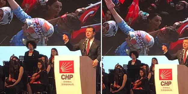 CHP'de büyük skandal! Mitinge o kare damga vurdu