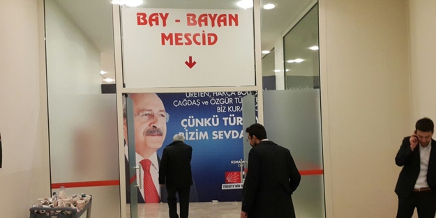 CHP'de mescid skandalı!
