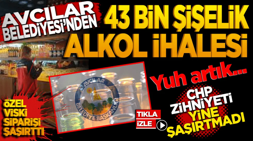 CHP’den Avcılar’daki alkol skandalını aklama çabası: "MSB de bu yanlıştan dönmelidir!"