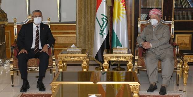 CHP'den Barzani'ye 'ikiyüzlü' ziyaret!