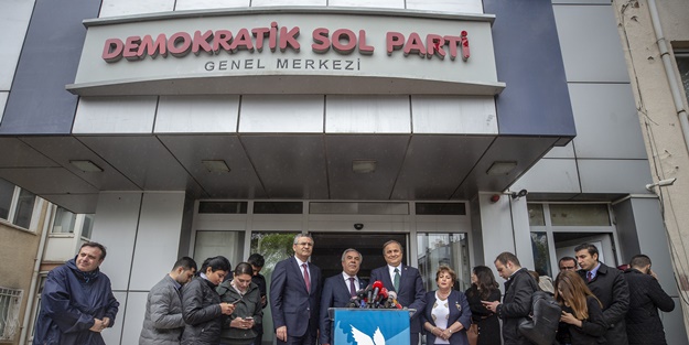 CHP'den DSP'ye 'adayınızı çekin' ziyareti