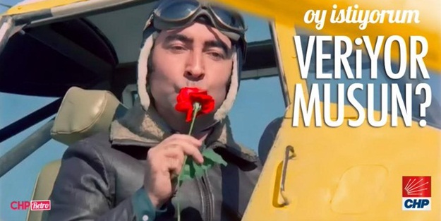 CHP'den şimdi de film afişli seçim kampanyası