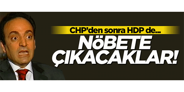 CHP'den sonra şimdi de HDP harekete geçiyor!