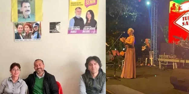 CHP'den yeni bir skandal daha! Edremit ve Burhaniye Belediyeleri PKK sempatizanı İlkay Akkaya’yı sahneye çıkardı!
