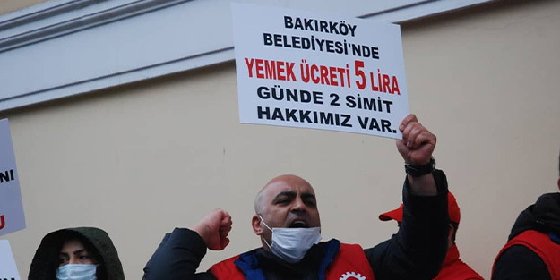 CHP'li Bakırköy Belediyesi'nin DİSK'e bağlı işçileri isyan etti! 'Hakkımızı almadan meydanı terk etmiyoruz'