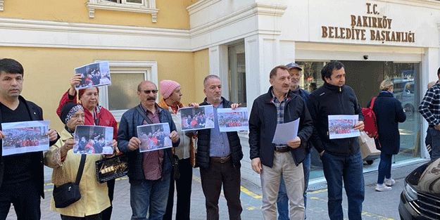 CHP'li Bakırköy Belediyesi'nin ekmeği ile oynadığı işçiler eylem yaptı!