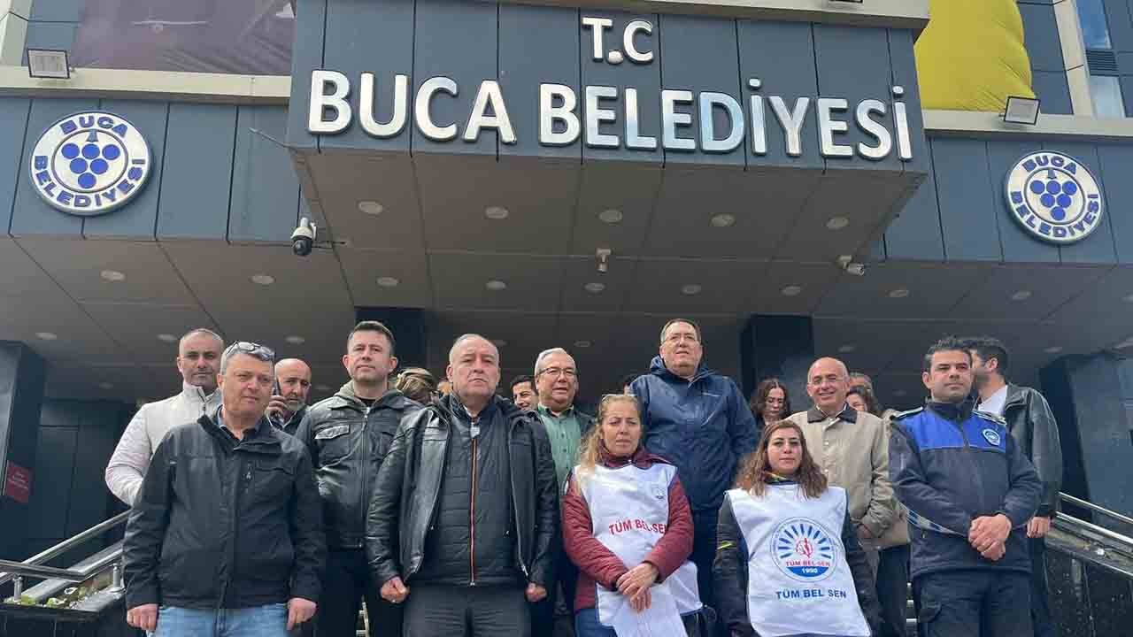 CHP’li belediye önünde emekçi protestosu: Çözüm yok eylem var