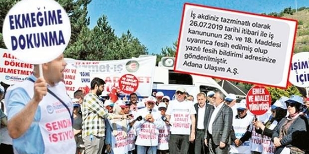 SMS'li işçi kıyımı! Gece yarısı mesaj atıyorlar