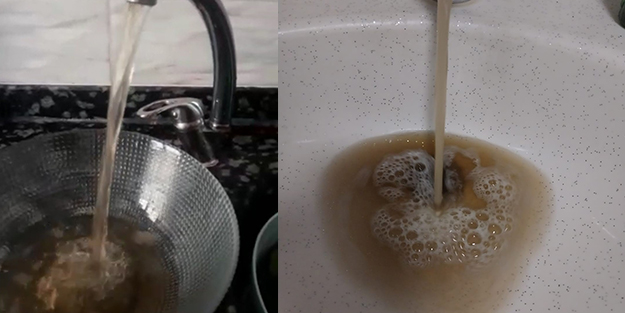 CHP'li belediyeden vatandaşlara çamurlu su hizmeti! Mahalleli isyan etti