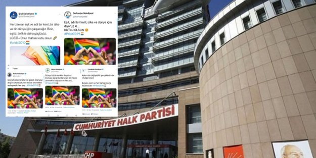 CHP'li belediyelerden skandal paylaşımlar! Tepki yağıyor