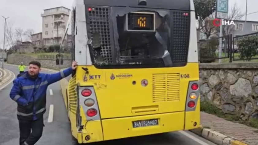 CHP’li belediyelerin araçları birbirine girdi! Yine İETT yine feci olay